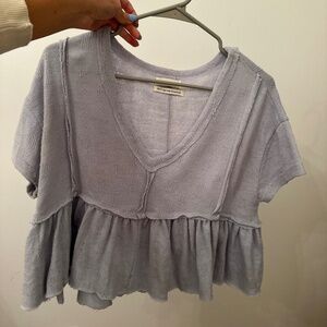 Urban Outfitters Baby Doll Blouse - Periwinkle